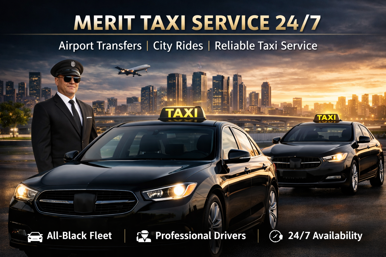 Merit Taxi Service | Reliable Airport & City Taxi 24/7